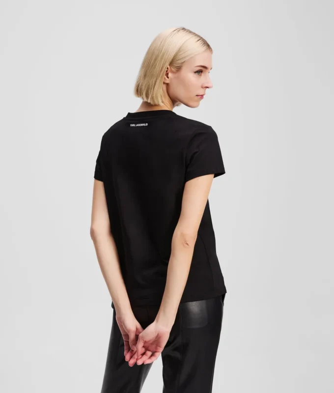 RHINESTONE IKON CHOUPETTE V-NECK T-SHIRT