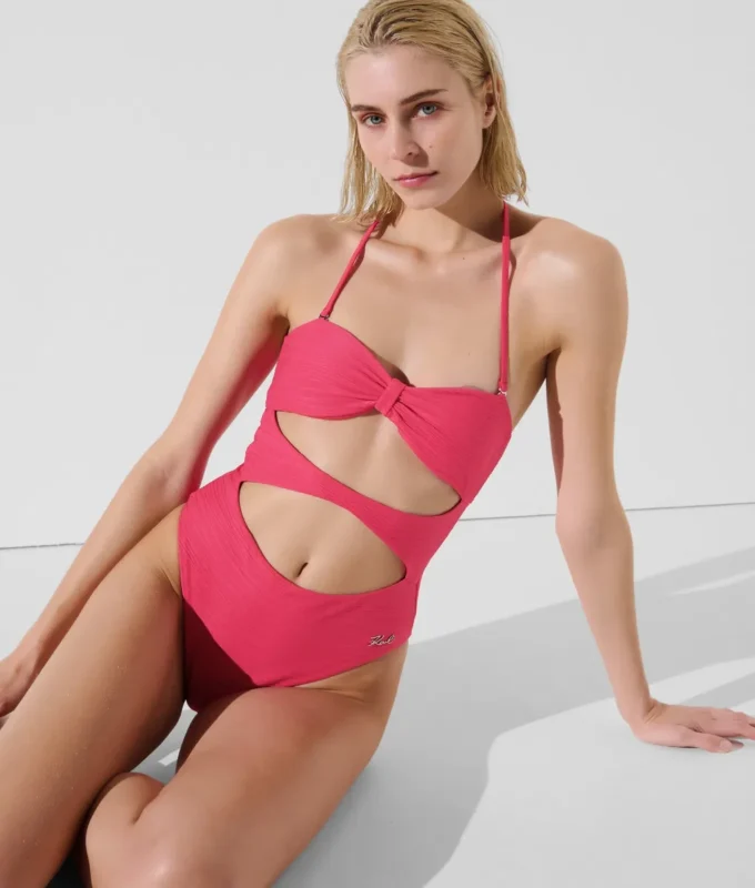 RIBBET BANDEAU-BADEDRAGT
