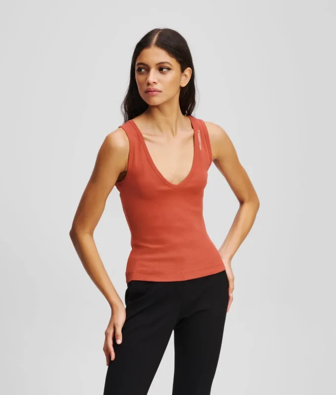RIBBET V-HALS TANKTOP