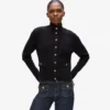 Ribstrikket cardigan