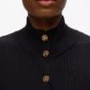 Ribstrikket cardigan