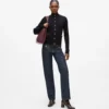 Ribstrikket cardigan