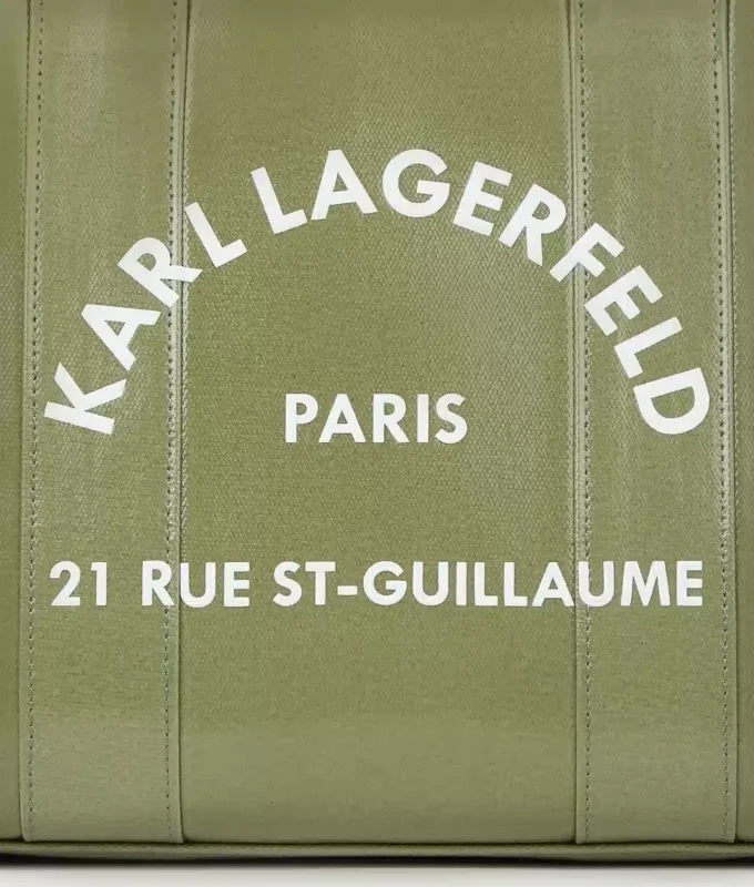 Rue St-Guillaume coated tote bag