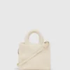 Rue St-Guillaume mini shearling tote bag