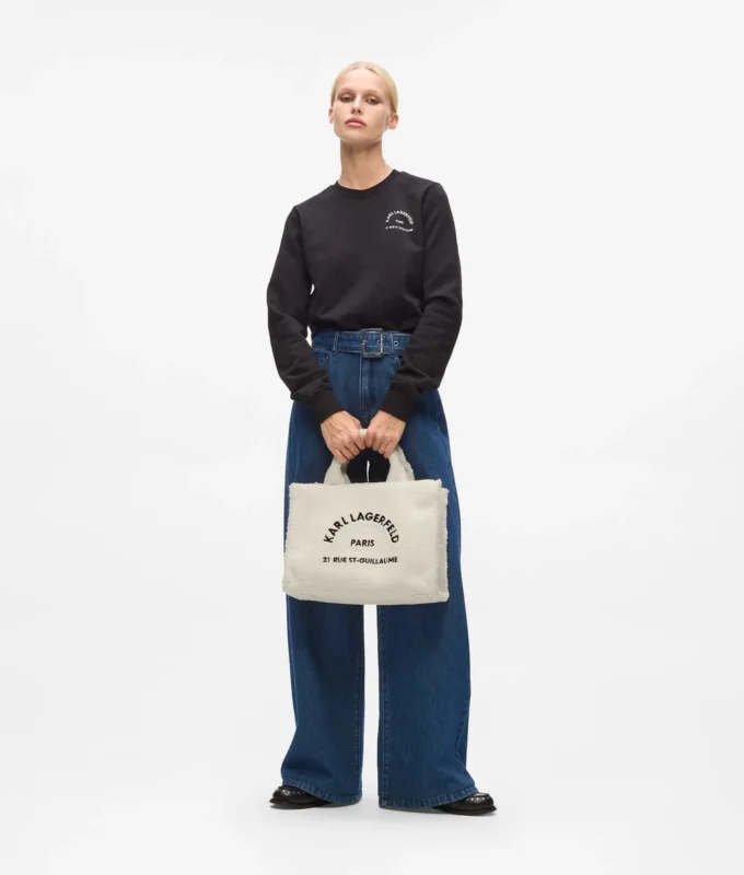 Rue St-Guillaume shearling-tote