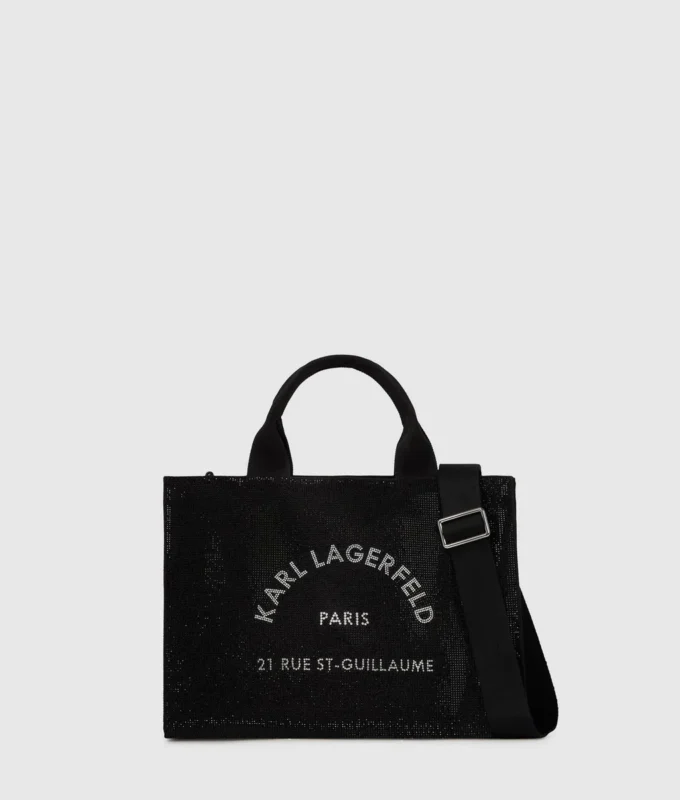 Rue St-Guillaume strass-tote bag
