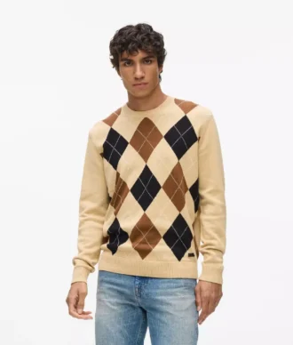 Rullekravesweater