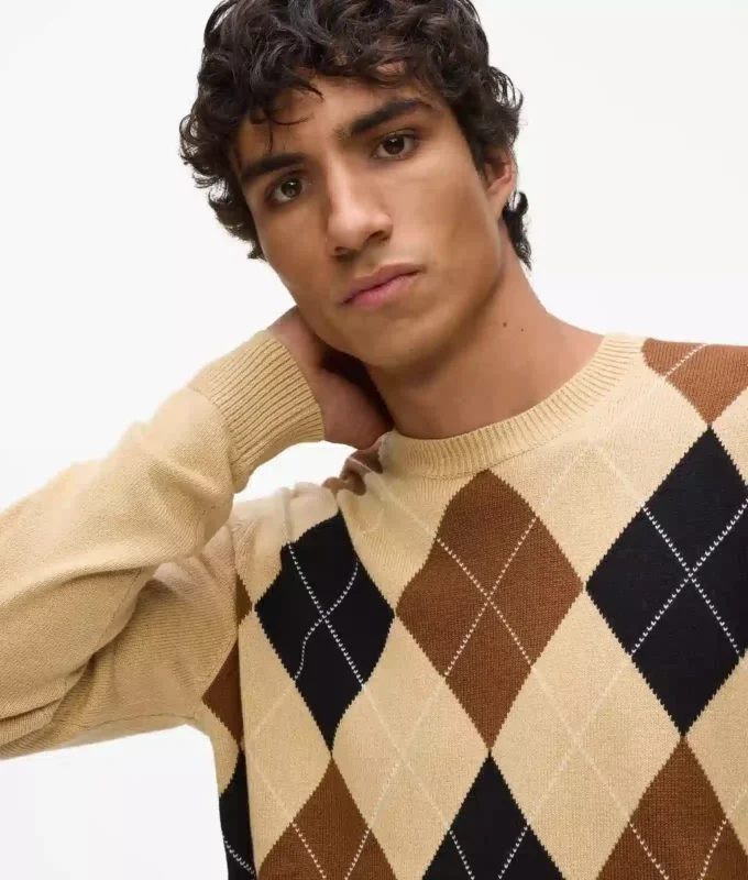 Rullekravesweater