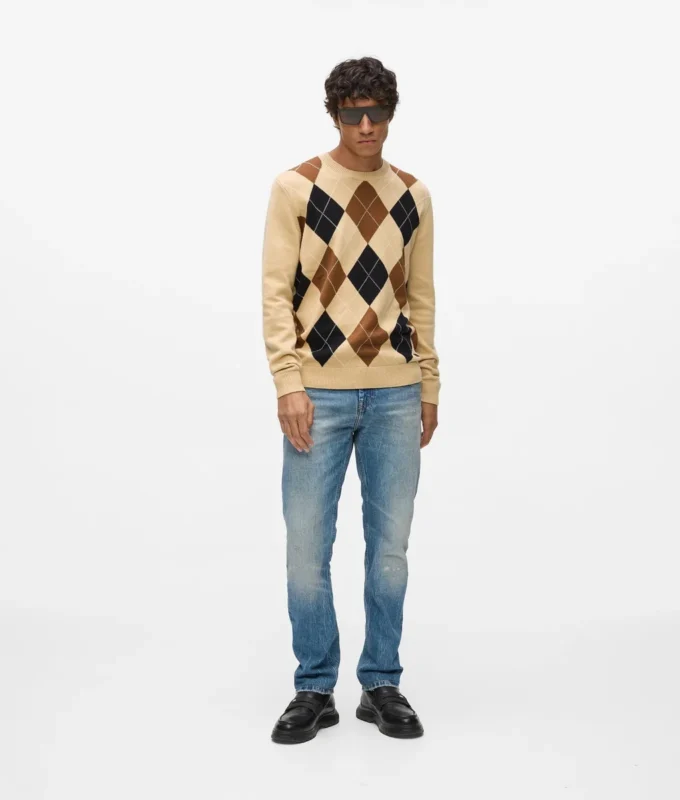Rullekravesweater