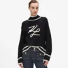 Rullekravesweater med Autograph-logo