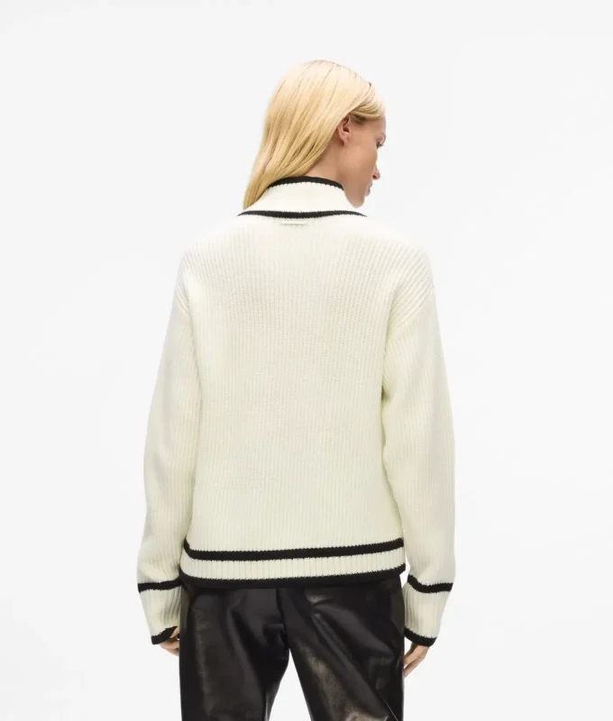 Rullekravesweater med Autograph-logo