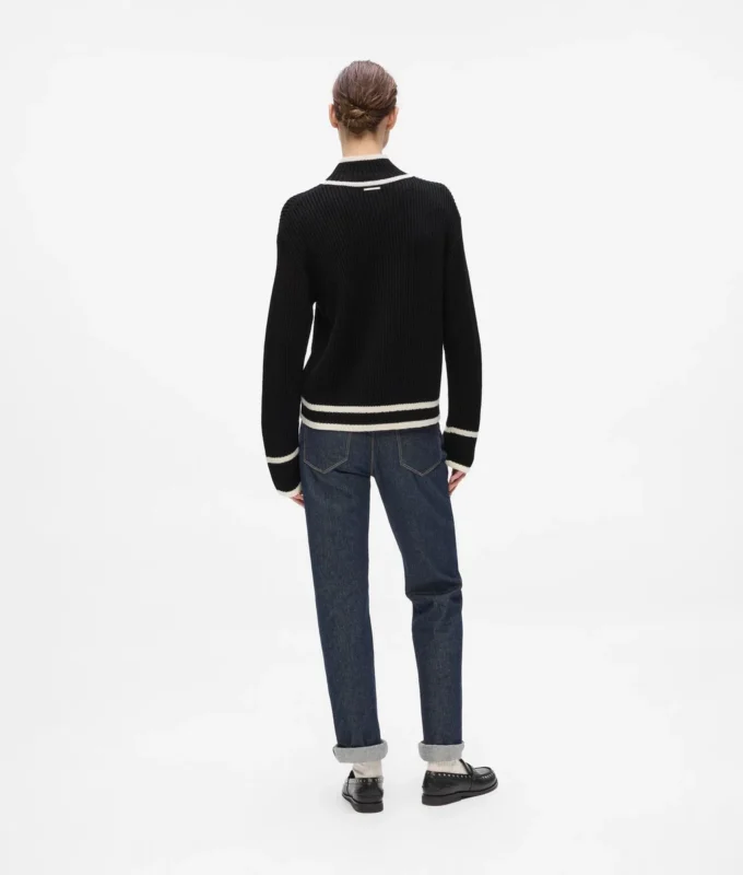 Rullekravesweater med Autograph-logo