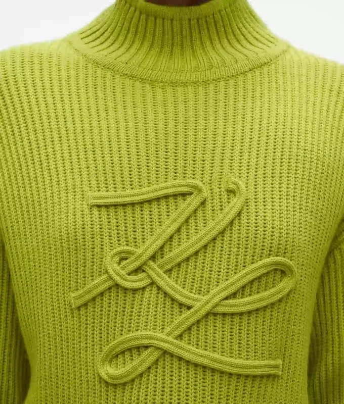 Rullekravesweater med Autograph-logo