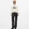 Rullekravesweater med Autograph-logo