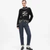 Rullekravesweater med Autograph-logo
