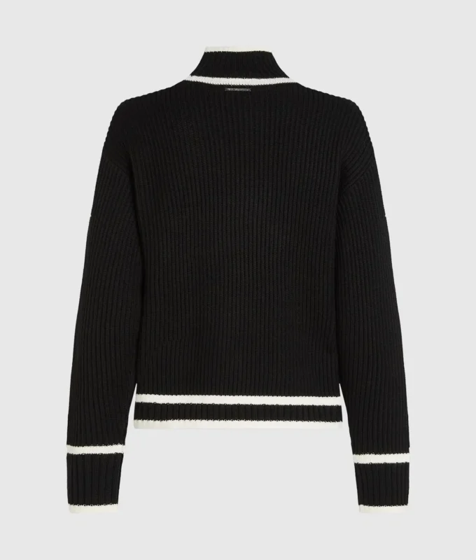 Rullekravesweater med Autograph-logo