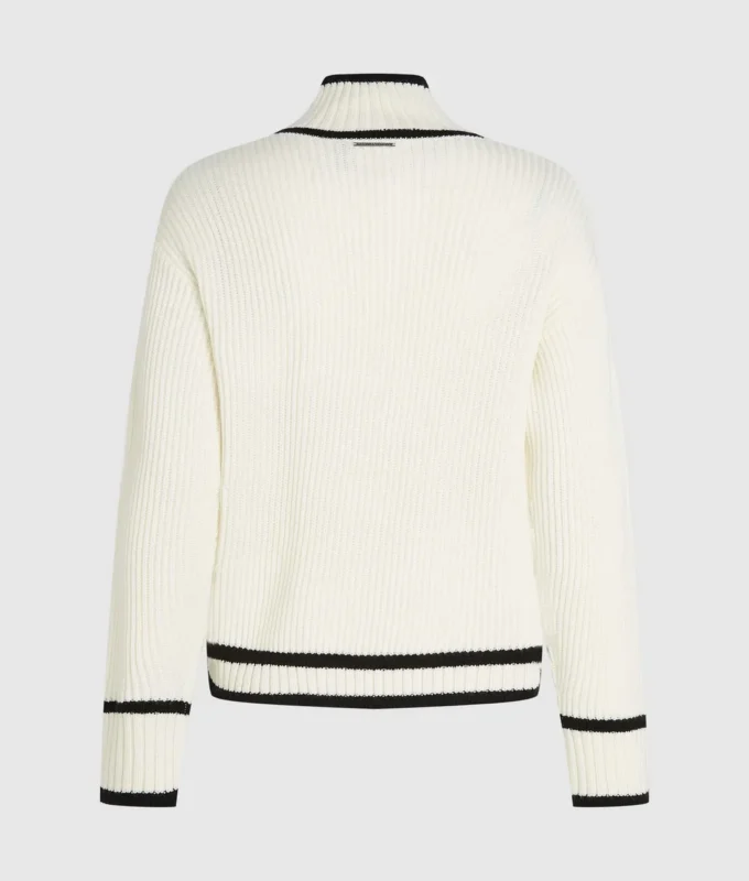 Rullekravesweater med Autograph-logo