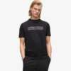 Satin-logo-T-shirt