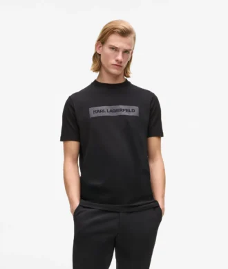 Satin-logo-T-shirt