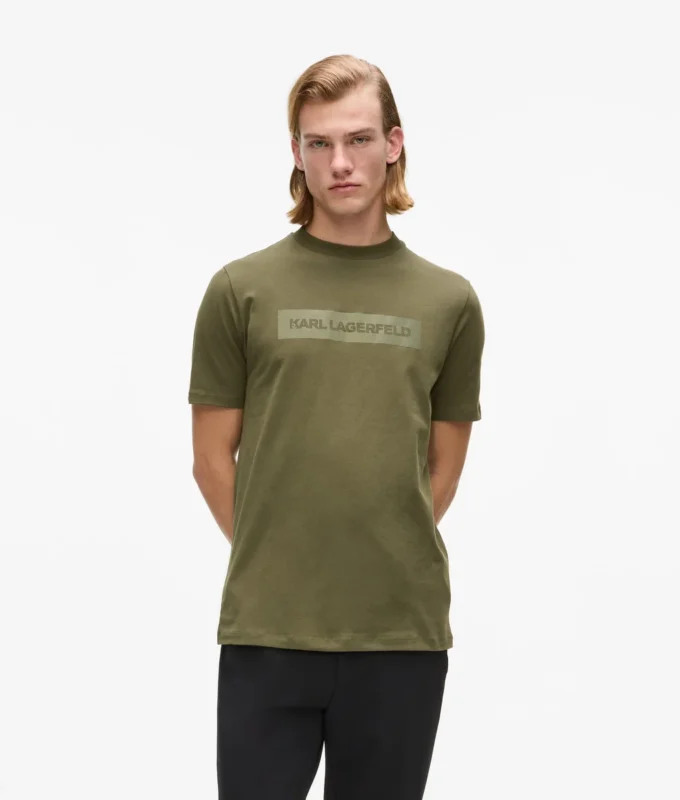 Satin-logo-T-shirt