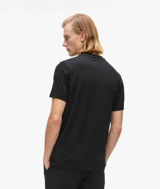 Satin-logo-T-shirt