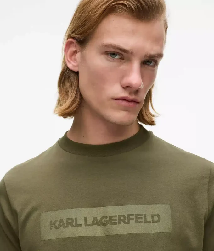 Satin-logo-T-shirt