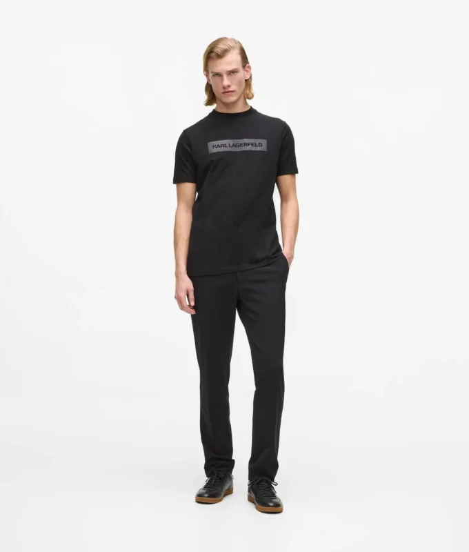 Satin-logo-T-shirt