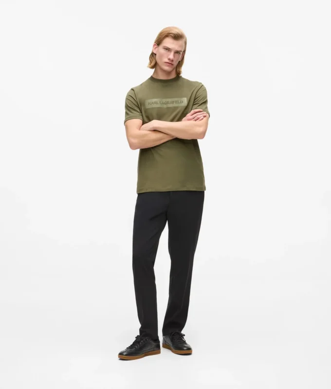 Satin-logo-T-shirt