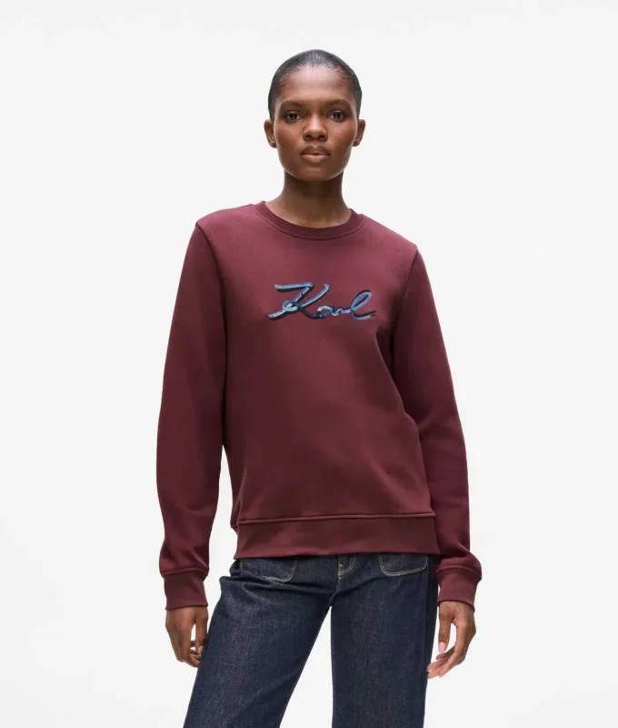 Sequin Signature sweatshirt