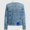 Shearling denimjakke
