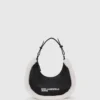 Shearling moon skuldertaske