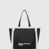 Shearling-tote bag