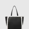 Shearling-tote bag