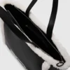Shearling-tote bag