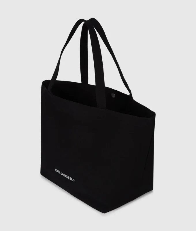 Shopper med logo i rhinestones