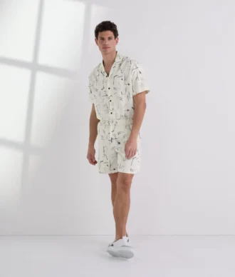 SHORTS MED ALL-OVER-PRINT