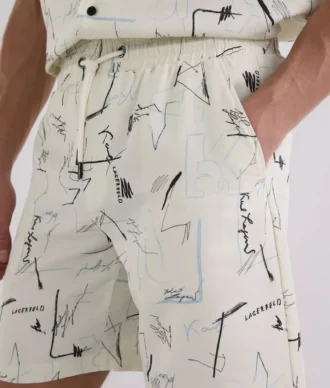 SHORTS MED ALL-OVER-PRINT