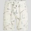 SHORTS MED ALL-OVER-PRINT