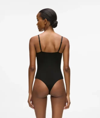 Signatur bodysuit med høj benudskæring