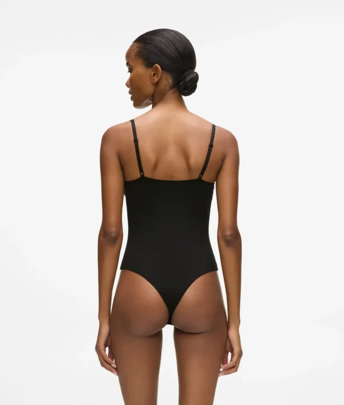 Signatur bodysuit med høj benudskæring