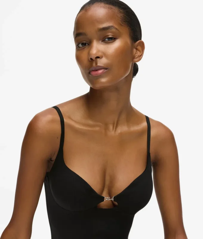 Signatur bodysuit med høj benudskæring