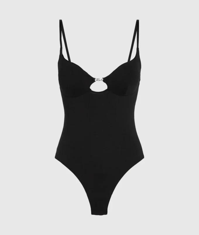 Signatur bodysuit med høj benudskæring