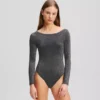 Signatur bodysuit med lange ærmer