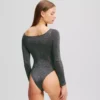 Signatur bodysuit med lange ærmer