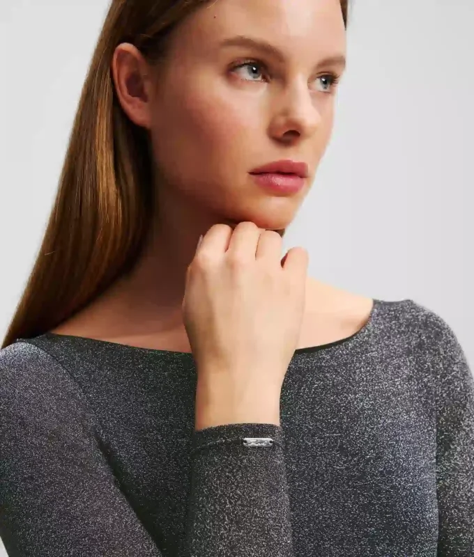 Signatur bodysuit med lange ærmer