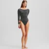 Signatur bodysuit med lange ærmer