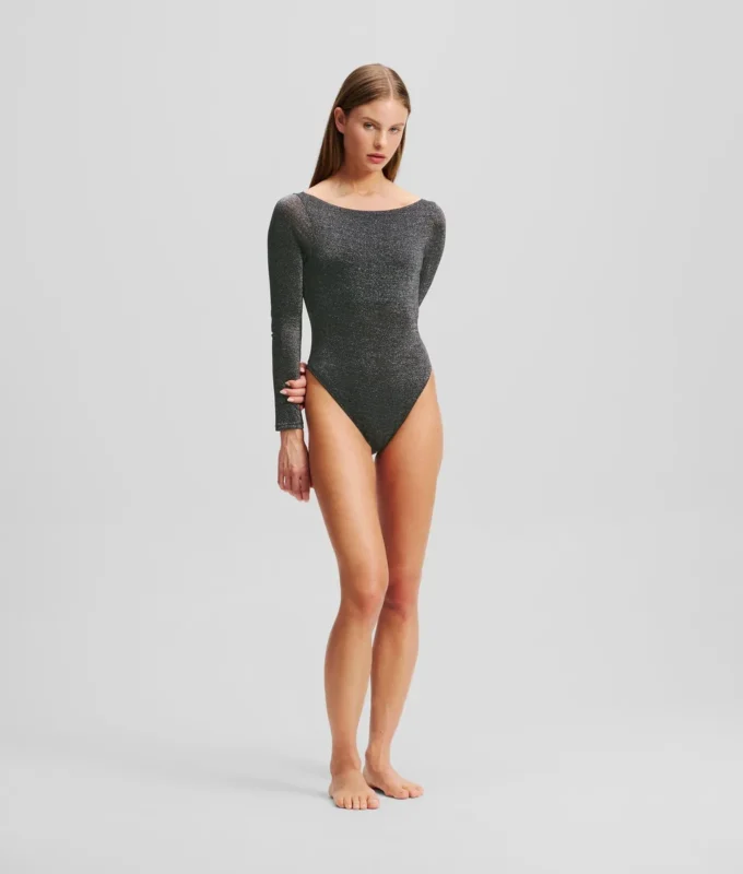 Signatur bodysuit med lange ærmer