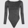 Signatur bodysuit med lange ærmer