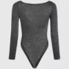 Signatur bodysuit med lange ærmer