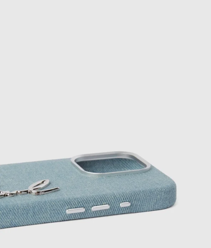 Signatur-denim iPhone 16 Pro-etui